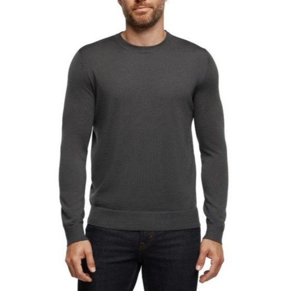 Banana Republic Men’s Merino Wool Crew Neck Sweater Gray Medium NWT